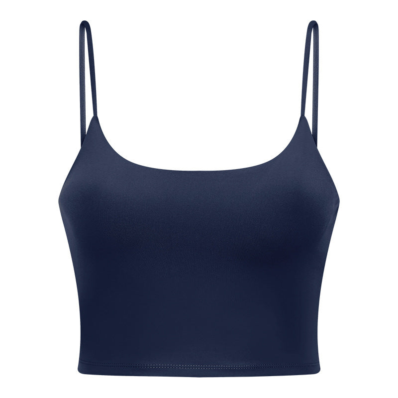 Basic Padded Cropped Tank Top