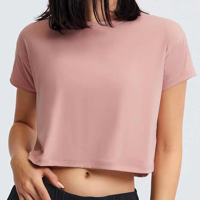 Relaxed Cropped Tee – Steezy